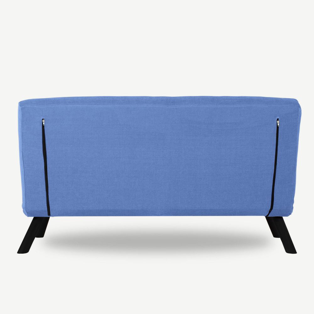 Sando 2-Seater - Plavi dvosjed koji se pretvara u krevet slika 5
