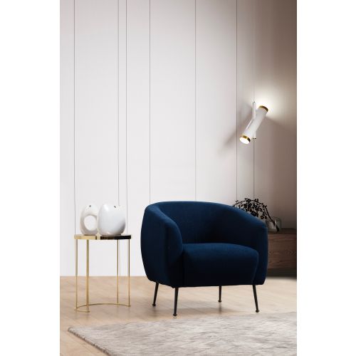 Atelier Del Sofa Naslonjač, Eses Blue - Wing slika 1