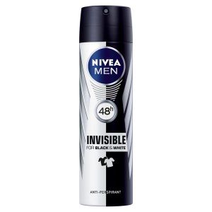 NIVEA Men Dezodorans Invisible for Black &amp; White 150 ml