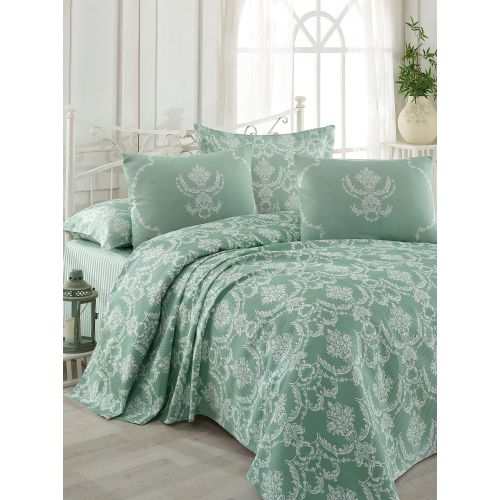 L'essential Maison Pure - Water Green Sea Green
White Single Pique Set slika 1