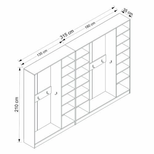 Noah - 8205 White Hall Stand slika 8