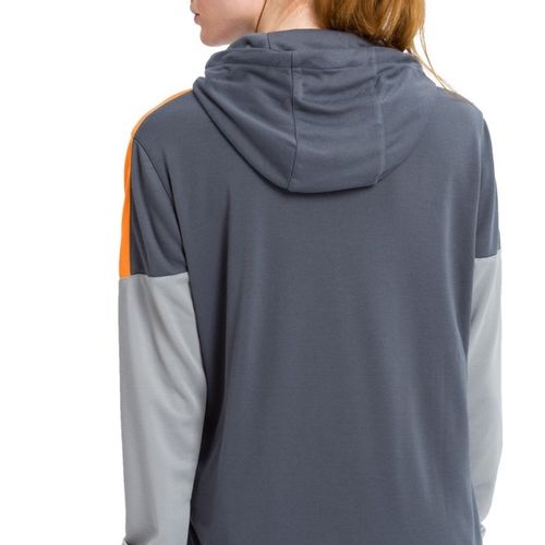 Ženska Hoodie Erima Squad u Bojama Slate Grey/Monument Grey/New Orange slika 4