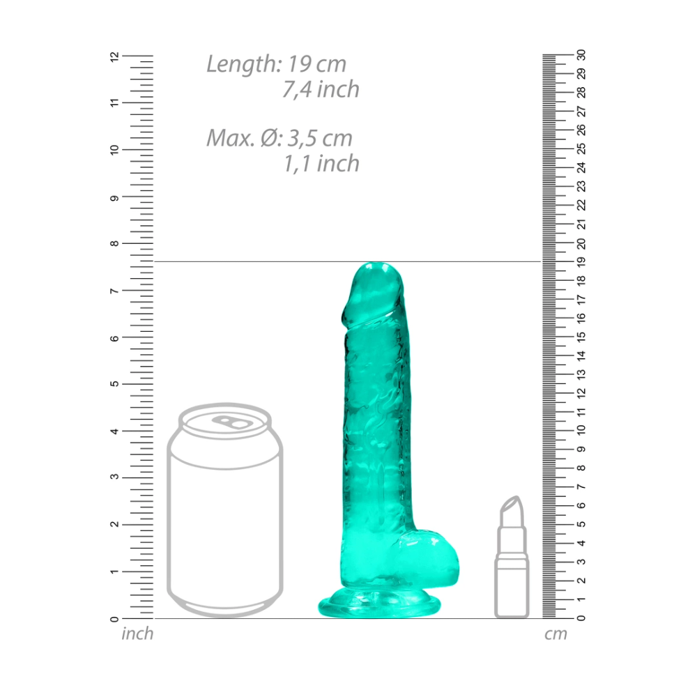 RealRock by Shots Realistični dildo s kuglicama - 7 / 17 cm slika 6