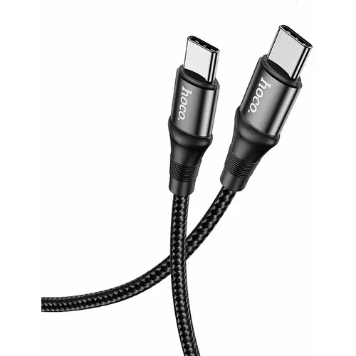 HOCO kabel tipa C na tip C Exquisite Power Delivery PD 100W X50 2 metra crni slika 1