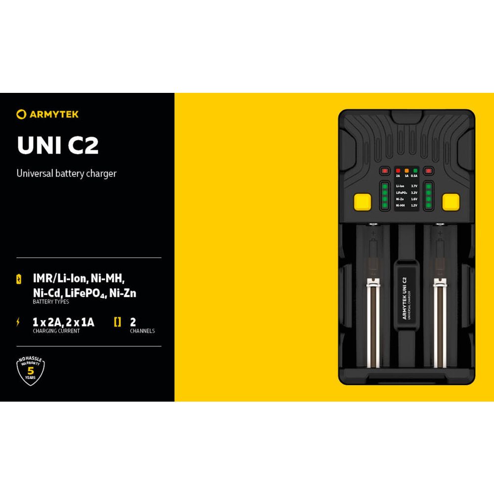 Armytek Univerzalni punjač za baterije Uni C2 slika 16