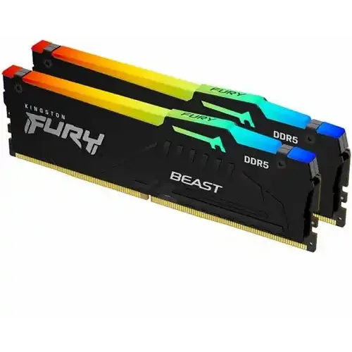 Kingston Fury Beast RGB KF560C30BBEAK2-32 Memorija DDR5 32GB (2x16) 6000MHz  slika 1