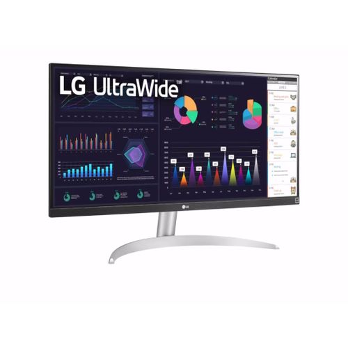 LG 29WQ600-W Monitor 29" IPS 21:9 2560x1080 100Hz 5ms GtG HDMI DP USB C freesync VESA srebrna slika 2