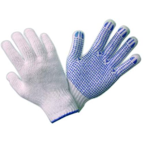 Pletene rukavice s jednostranim PVC točkicama slika 1