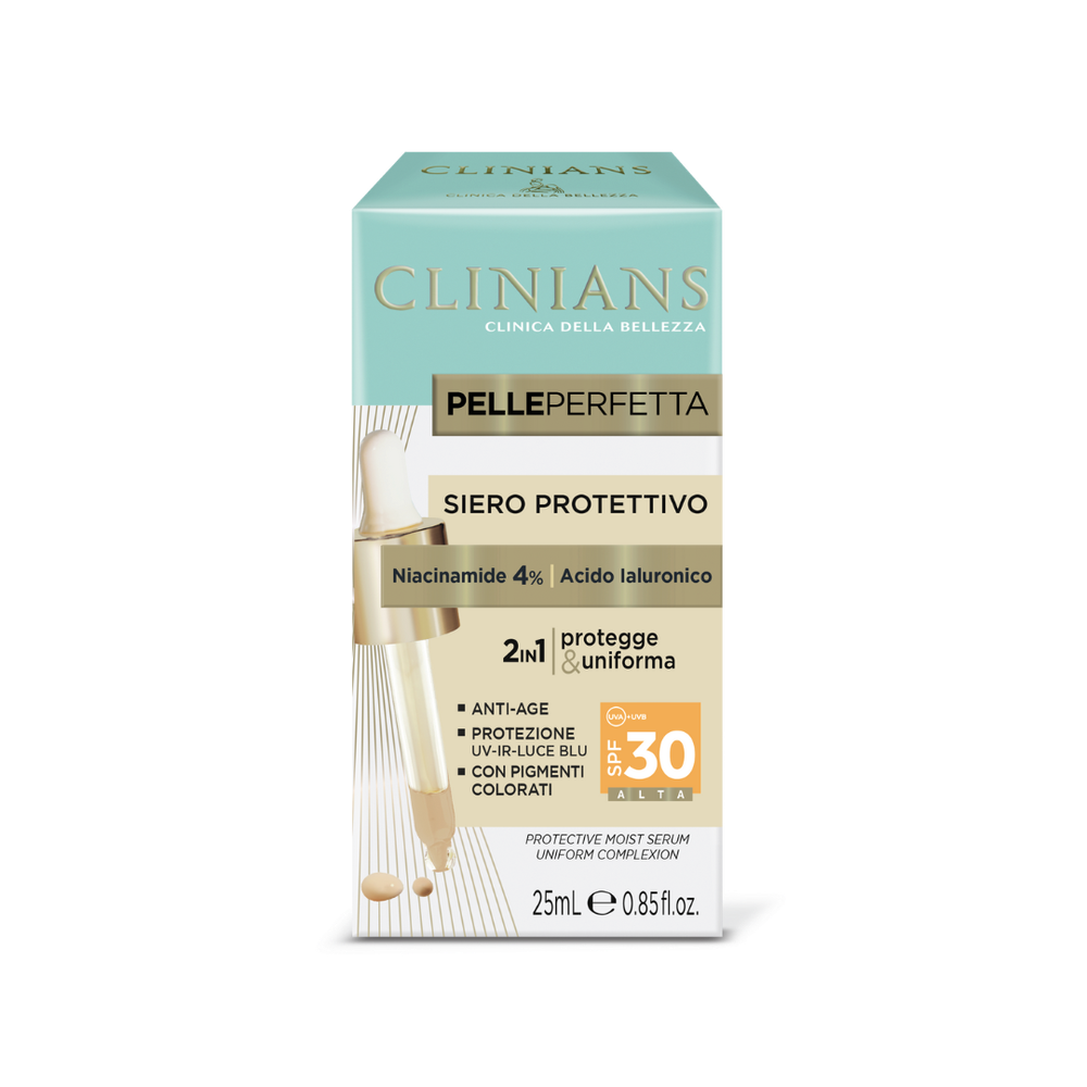 Clinians Anti-Age Zaštitni serum SPF 30 s hijaluronskom kiselinom u boji 25ml slika 1