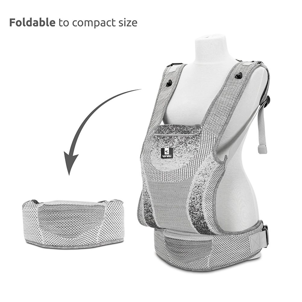 Lorelli Ergonomska nosiljka za bebe Mia, Black slika 7