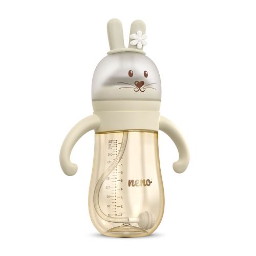 NENO MIO Rabbit 3u1 bočica za hranjenje 300 ml, Cream slika 2