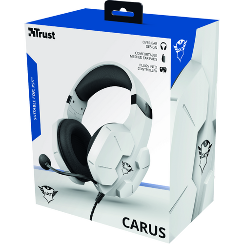 Trust gaming slušalice bijele GXT323W Carus (24258) - EOL slika 9