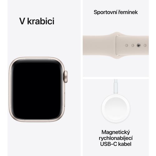 Apple Watch SE GPS 40mm Starlight - S/M slika 9