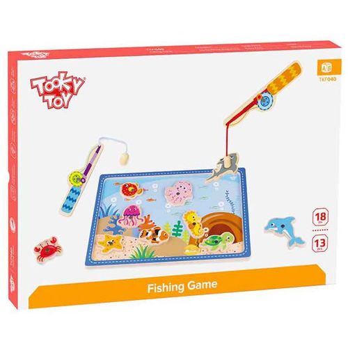 Tooky Toy Drvena igra pecanja Fishing Game TKF040  slika 2