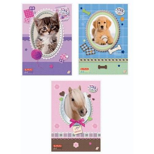 Blok za crtanje A4 75 listova, Pretty Pets, Herlitz slika 2