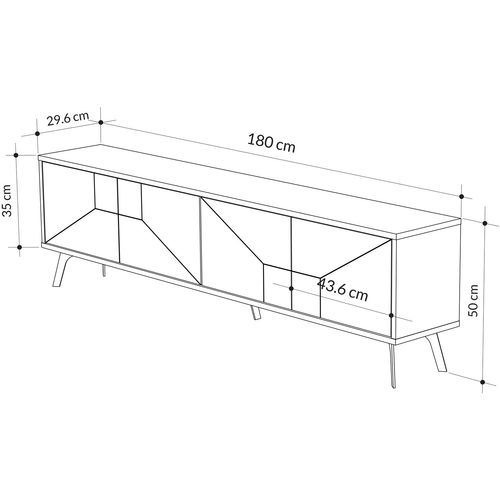 Dune - Light Mocha Light Mocha TV Stand slika 6