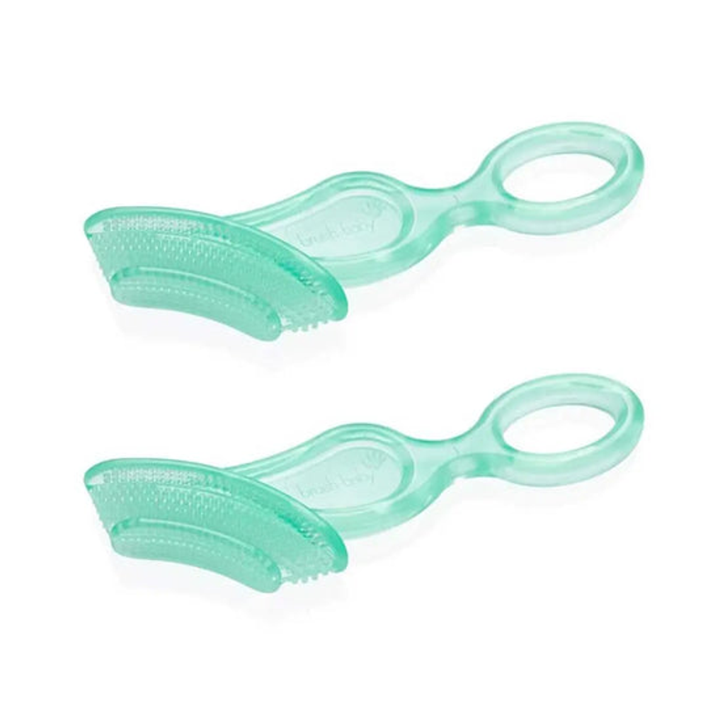 Brush-Baby Silikonska četkica za bebine zubiće Chewable Toothbrush 2kom slika 1