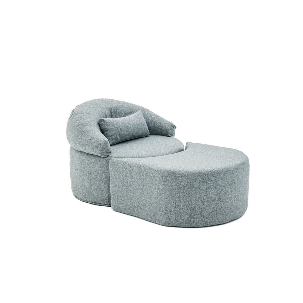 Jednosjed Sofa-krevet Pitta u sivoj boji slika 4