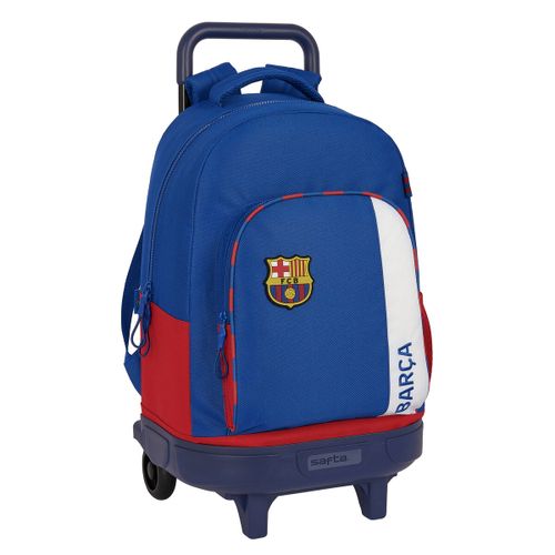 Školski Ruksak s Kotačima F.C. Barcelona Plava Granatna 33 X 45 X 22 cm slika 1