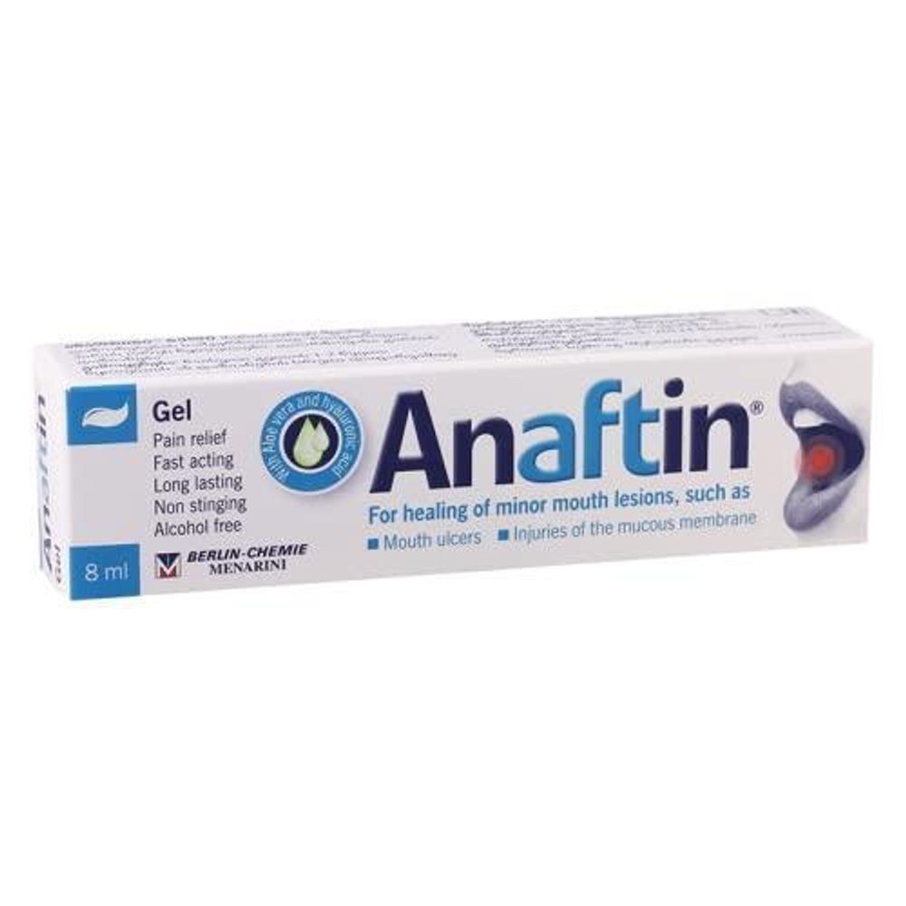 ANAFTIN GEL 12 % 8ML - Gel za liječenje ulkusa u ustima slika 1