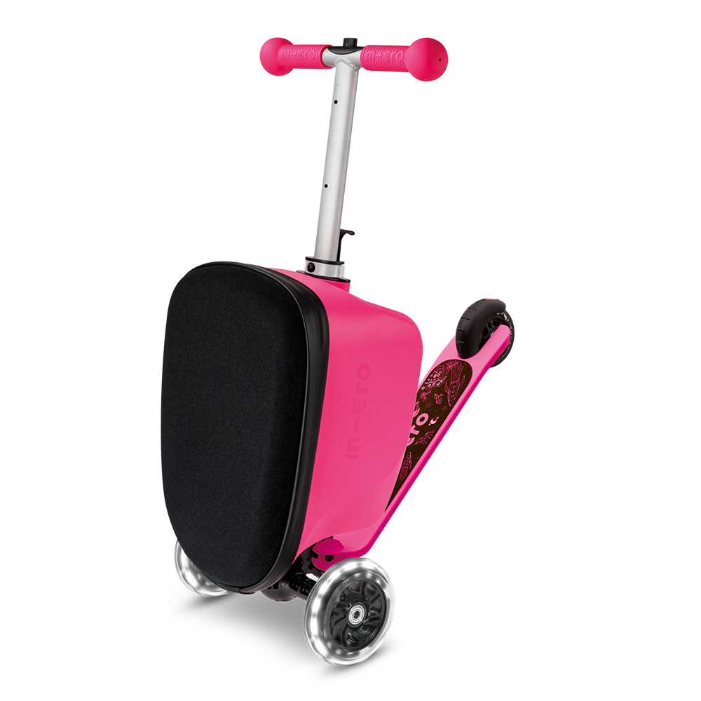Micro Romobil sa koferom Luggage Junior Patch & Play, Pink slika 3