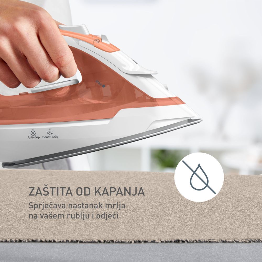 Tefal parno glačalo FV2C40E0 Steam Iron Express Steam slika 4