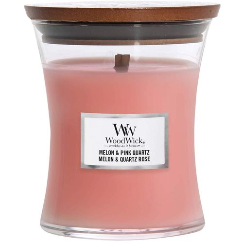 Woodwick Sveća Ww Classic Medium Melon & Pink Quartz 168/1473E slika 1