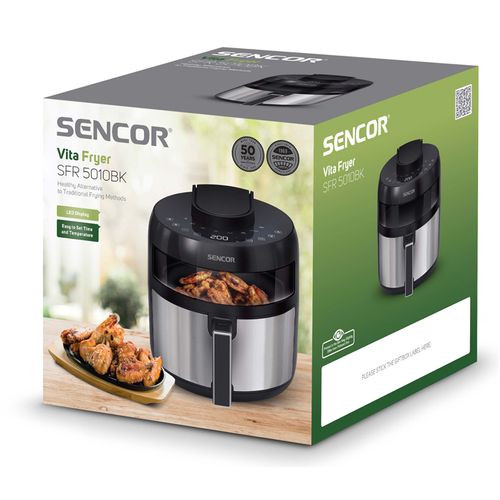 Sencor SFR 5010BK Vity Fryer, Multifunkcijski aparat za kuvanje bez ulja, 5L slika 9