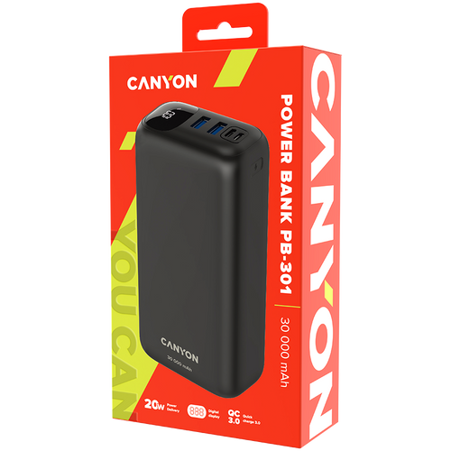 CANYON Power bank 30000mAh - Moćna punjačka stanica slika 4