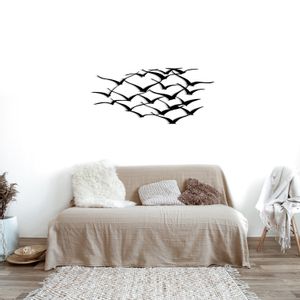 Herd Of Birds Black Decorative Metal Wall Accessory