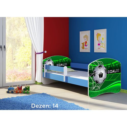 Deciji krevet ACMA II 140x70 + dusek 6 cm BLUE14 slika 1