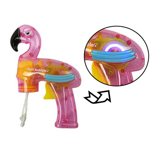 Pištolj za mjehuriće od sapunice - Flamingo - Plavi slika 6