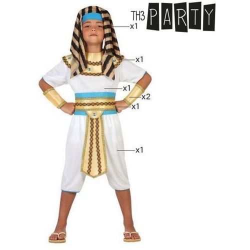 Svečana odjeća za djecu Th3 Party Kralj Egipta Bijela (6 Dijelovi) 3-4 Godine slika 2