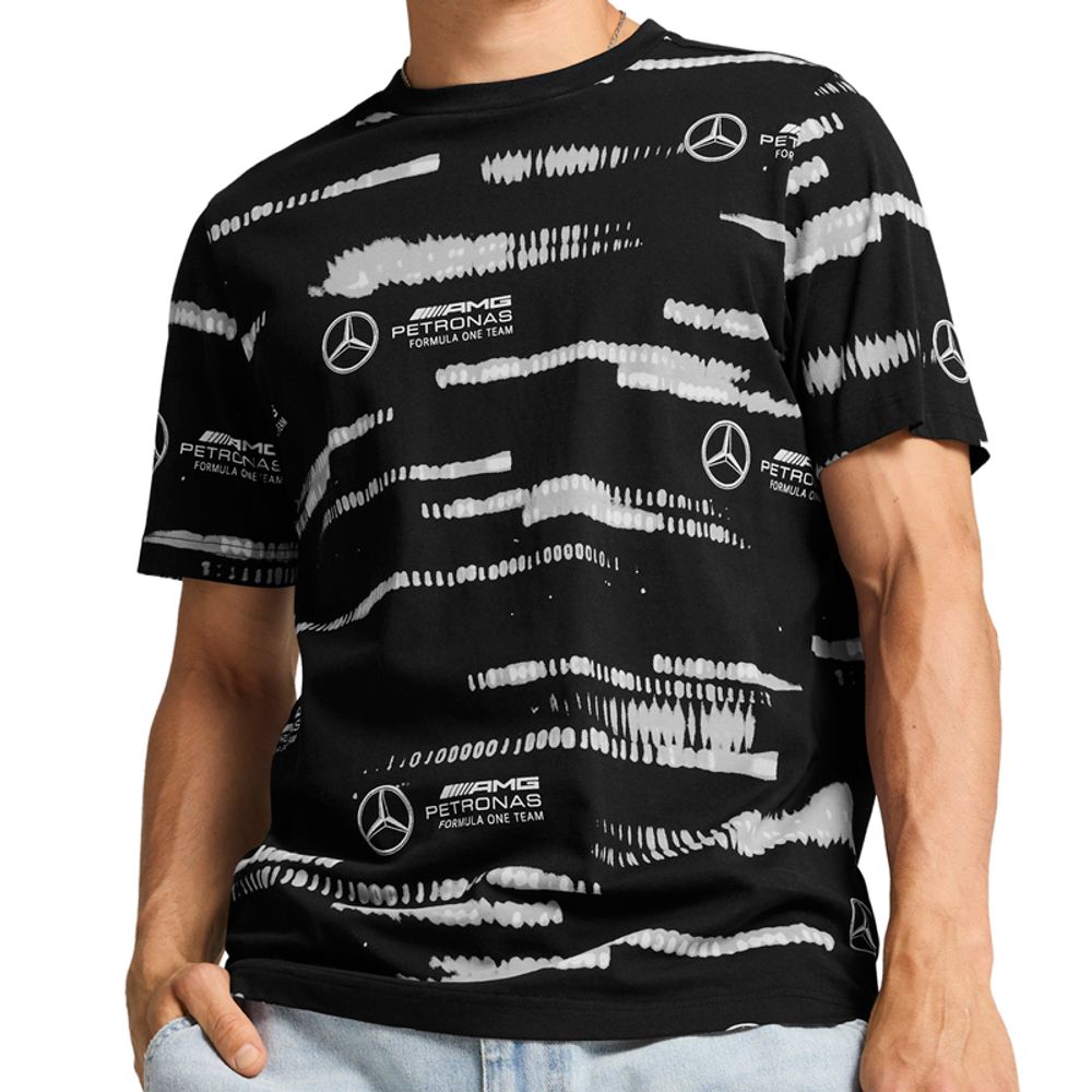 Puma Majica kratki rukav Mapf1 Aop Logo Tee za muškarce slika 4