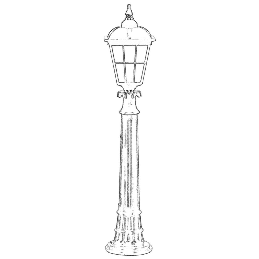 BSU-68183-BSY-B Crna Spoljašnja Podna Lampa slika 2
