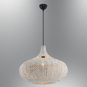 Luster Bijeli 4461-16-01 sa Ratan Kapom
