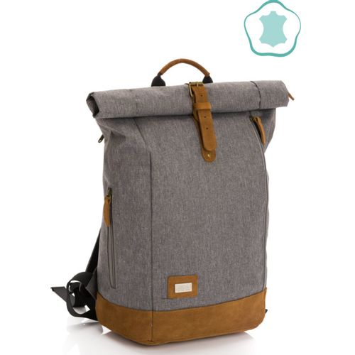 Fillikid torba/ruksak za pelene Rolltop Berlin, crna melange slika 16