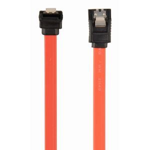 Gembird CC-SATAM-DATA90 SATA III Data Cable, w/ Metal clip, 90 degrees angled connector, 0.5m