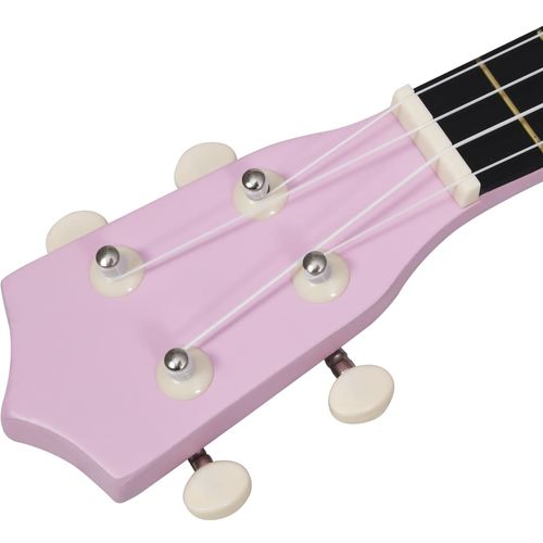 Set dječjeg ukulelea Soprano s torbom ružičasti 21 " slika 8