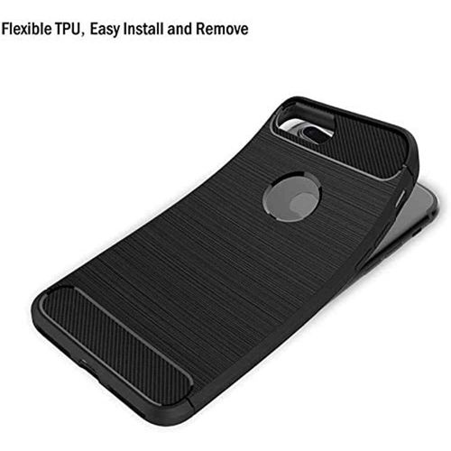 Techsuit - Carbon Silicone maska za iPhone 7 Plus - crna slika 6