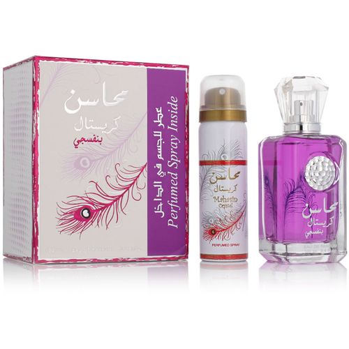 Lattafa Mahasin Crystal Violet EDP 100 ml + DEO VAPO 75 ml (woman) slika 2