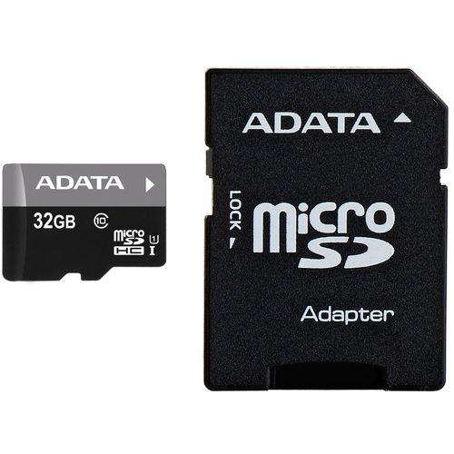 MICRO SD 32GB AData + SD adapter AUSDH32GUICL10-RA1 slika 1