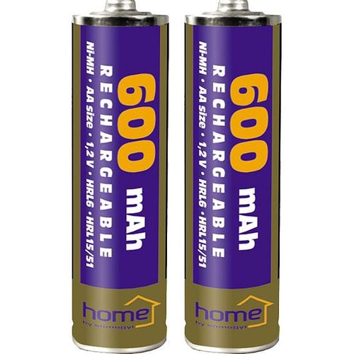 home Baterija punjiva AA, 600mAh, blister 2 kom - M 600 AA/2 slika 1