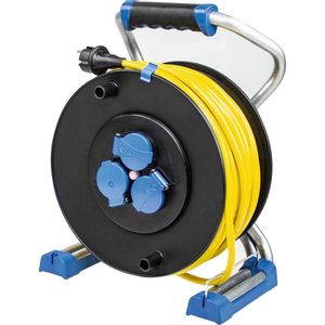 as - Schwabe Xperts bubanj kabela 40 m oklopljeni kabel žuti utikač za uzemljenje   as - Schwabe 23626 kabelski bubanj 40.00 m žuta sigurnosni utikač 