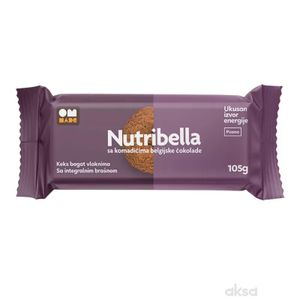 OM Made Nutribella keks belgijska čokolada 105g