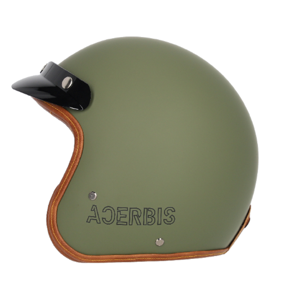 Otvorena - jet kaciga za motor M vel. Acerbis Skodela 2206 - Vojno zelena slika 4