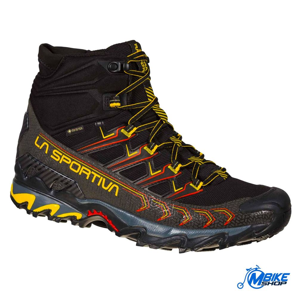 La Sportiva Muške gležnjerice Ultra Raptor II Mid GTX, Black/Yellow slika 2