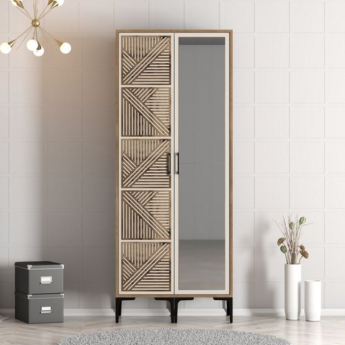 Kumsal PR - Walnut, Cream Walnut
Cream Wardrobe slika 1