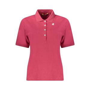 K-WAY POLO SHORT SLEEVE WOMEN PINK