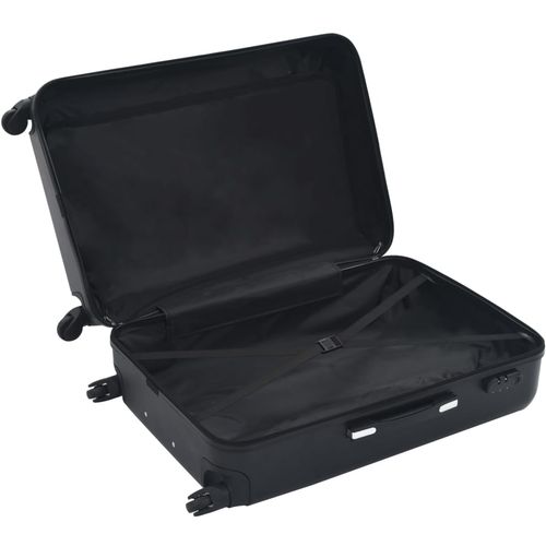 3-dijelni set čvrstih kovčega crni ABS slika 13